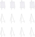 MECCANIXITY Mini Plastic Display Easels, 6.3"x3.4"A-Frame Plastic Painting by MECCANIXITY