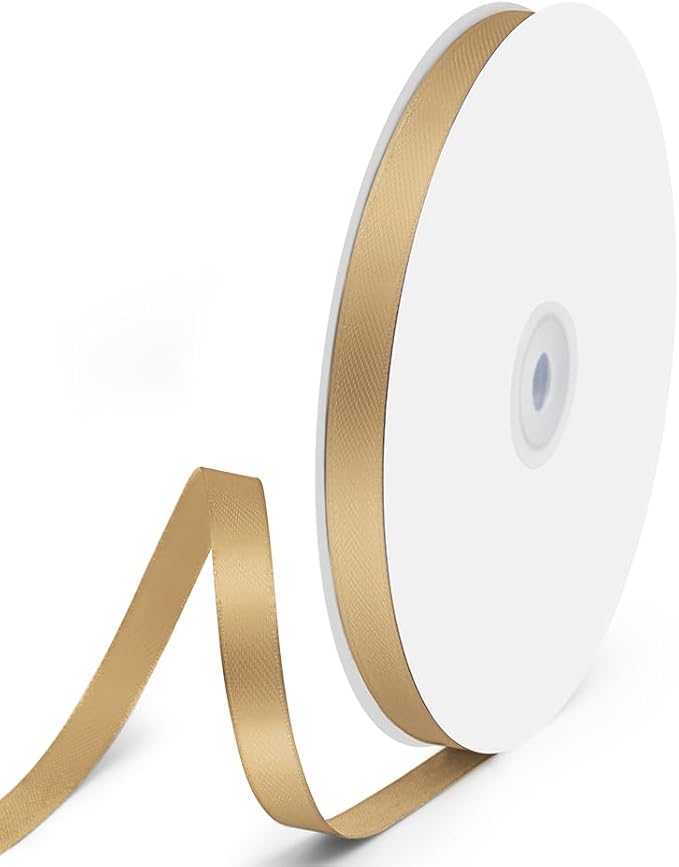 3/8" x 100 Yards Satin Ribbon by Quhora