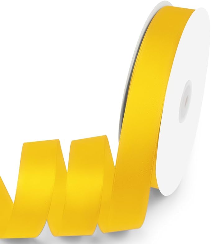 1" x 100 Yards Satin Ribbon by Quhora