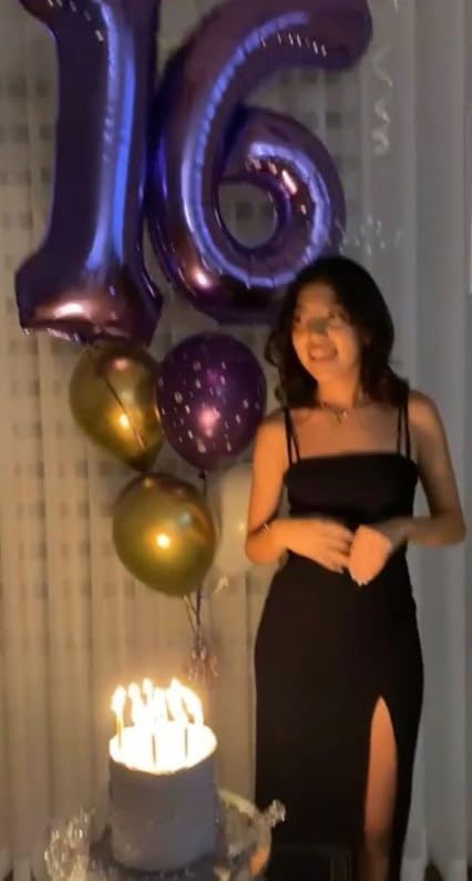 Purple Number 1 Balloon 40 inch, Number 1 Birthday Balloon - Image 7