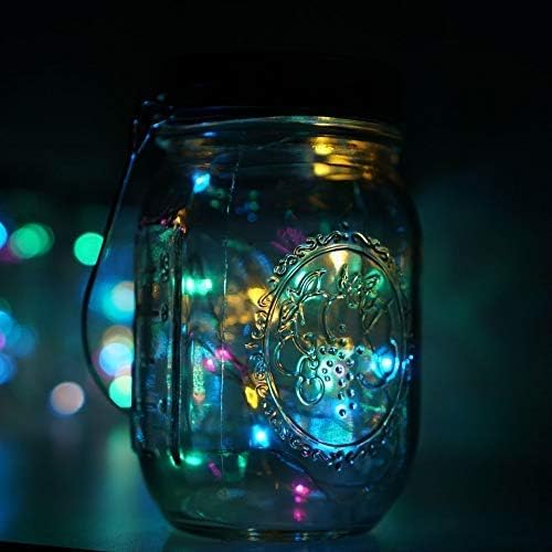 Solar Mason Jar Lights, 12 Pack 30 LED Waterproof Lid Light - Image 6
