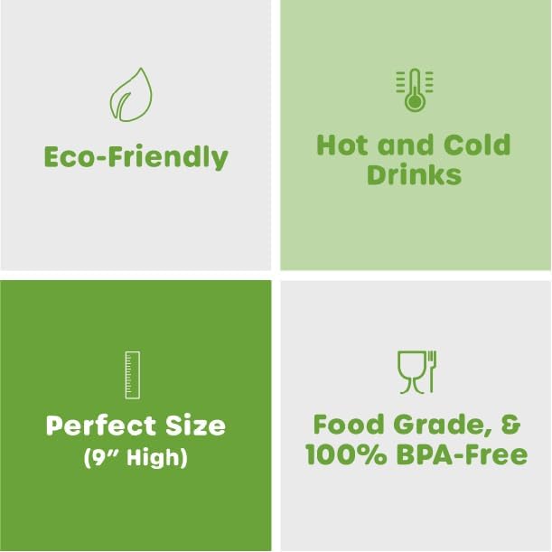 Comfy Package Jumbo Paper Smoothie Straws, 100% Biodegradable Paper Boba Straws - Image 4