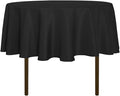 sancua 48 Inch Round Tablecloth, Water Resistant Spill Proof Washable Polyester by sancua