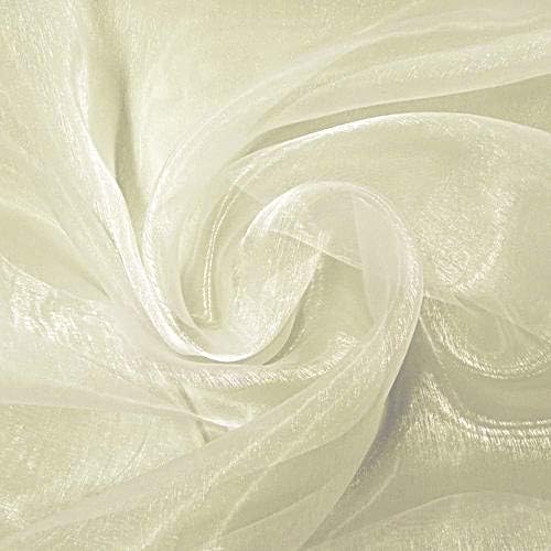VDS Cream Organza Fabric, 25 Yards Continuous, 45” Wide, Wedding Party - Image 8