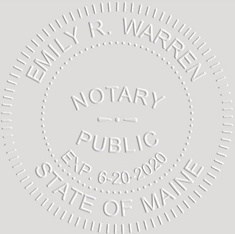MaxMark Notary Seal Round Desk Embosser - Image 3