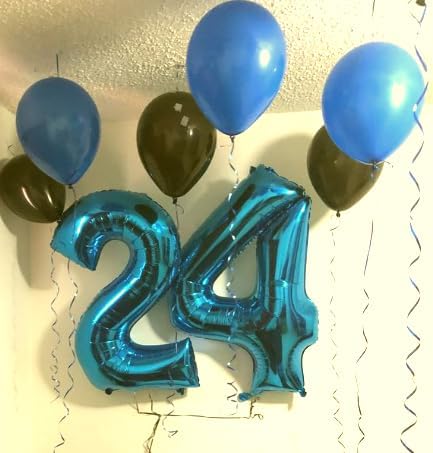Big 40 Inch Blue 2 Number Balloon Birthday Decoration, 2026 Blue Number 2 - Image 9