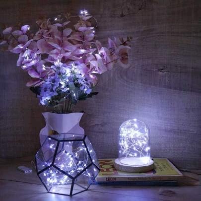 15 Pack Fairy Lights Battery Operated, 10ft 30 LED Mason Jar Lights Silver Wire - Image 6