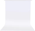 HEMMOTOP Photo Backdrop Curtains, 5x6.56 ft White Backdrop by Hemmotop