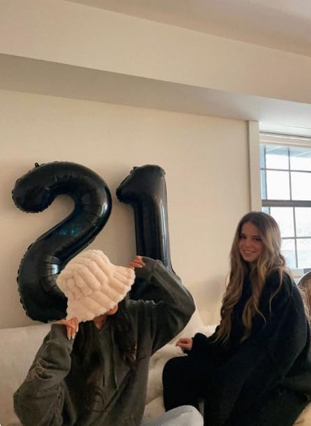 Black Number 11 Balloon, 40 Inch, Birthday Party Decorations, Anniversary & - Image 5