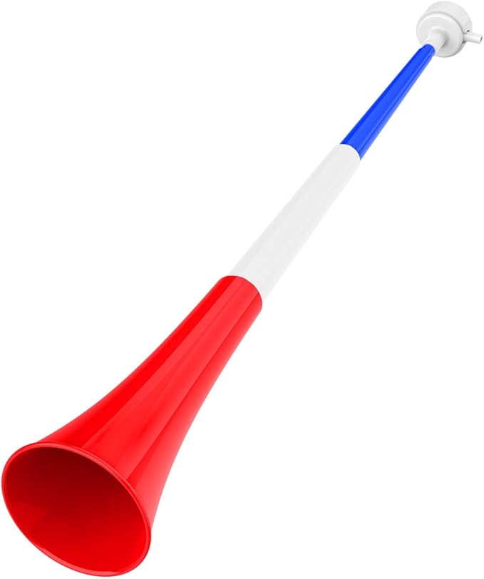 Collapsible Stadium Horn Noise Maker 24 Inch Vuvuzela Stadium Blower Plastic by Ouffun