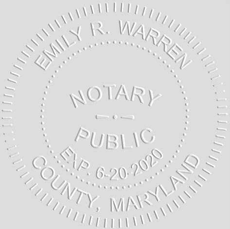MaxMark Notary Seal Round Pink Embosser - Image 3