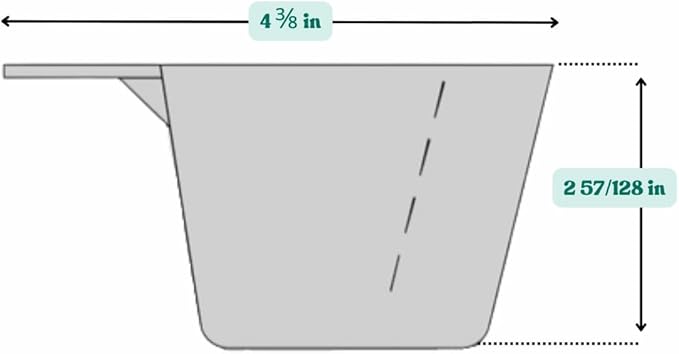 5 Oz. Scoop for Measuring Coffee, Pet Food, Spices and Other Dry Goods - Image 2