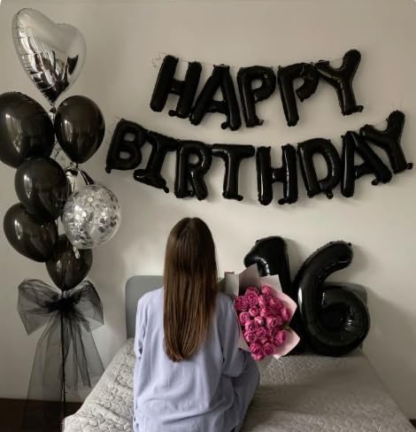 Black Number 14 Balloon - Image 6