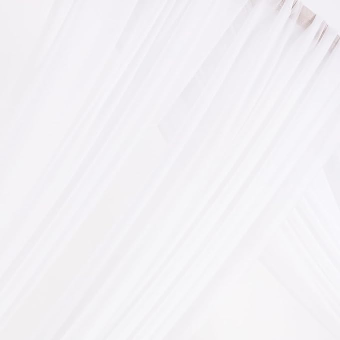 MLMW Wedding Arch Draping Fabric 2 Panels 29" x 20Ft White Sheer Wedding Arch - Image 5