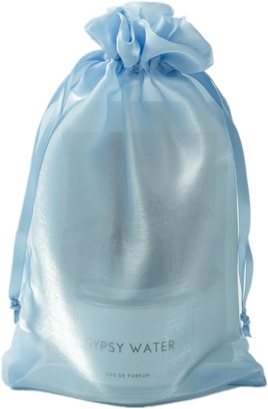 QIANF 20 Pcs Blue Small Organza Bags 6X9 inch - Image 4