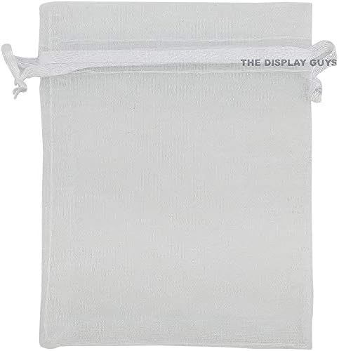 TheDisplayGuys 48-Pack 6x8 White Sheer Organza Gift Bags - Image 4
