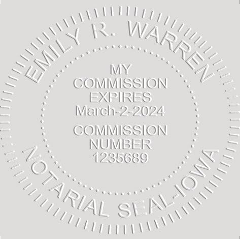 MaxMark Notary Seal Round Desk Embosser - Image 3