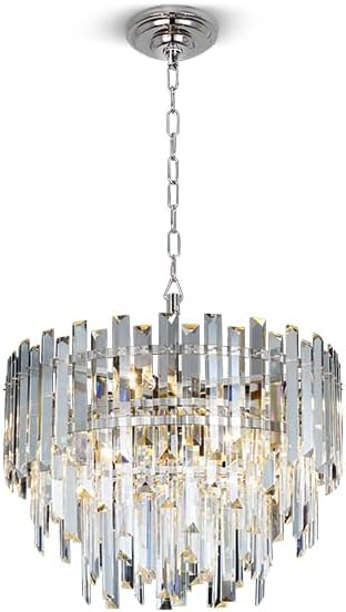 Chrome Crystal Chandelier Lighting 17.7'' - Image 6