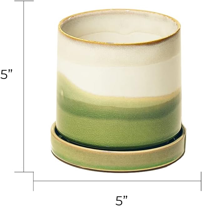 CHIVE ‘Minute’ Ceramic Planter Pot — Cute 5” Colorful Succulent Pots - Image 3