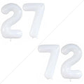 GOER Number 27 Balloons for 27th Birthday Party Decorations, 42 Inch Jumbo Foil by GOER