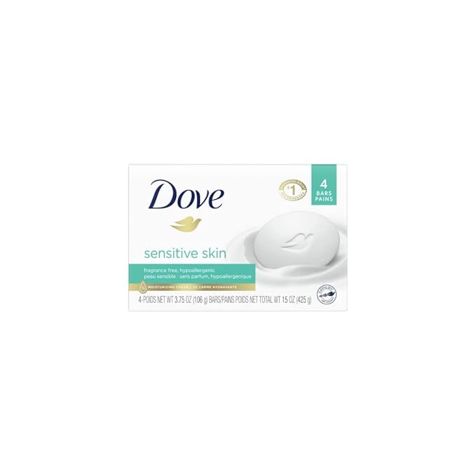 Dove Beauty Bar Soap Sensitive, 24 Bars by Dove
