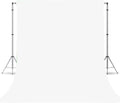 White Photography Backdrop for Photoshoot, Photo Backdrop Curtain by TERSUM