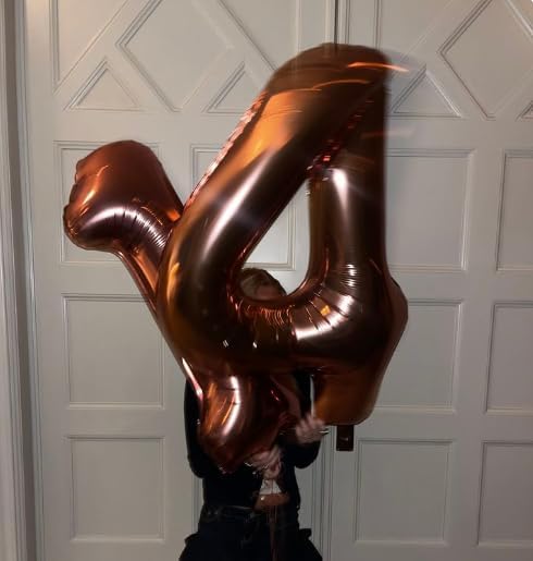 Dark Brown Number 1 Balloon 40 inch, Number 1 Birthday Balloon - Image 5