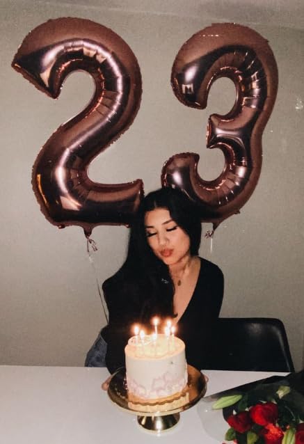Coffee Brown 40 Inch 0 Number Balloons, 0 Decorations - Image 6
