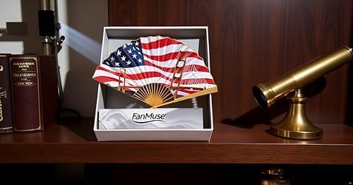 Folding Paper Hand Fan – Golden Gate Bridge Art Folding Fan, Decorative - Image 3