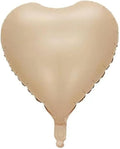 10pcs Beige Heart Balloons by LHOAVWE