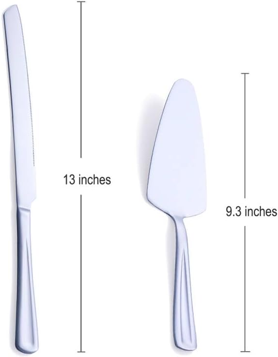 GoGeiLi Cake Knife and Server Set, Stainless Steel Cake Cutter Set - Image 3