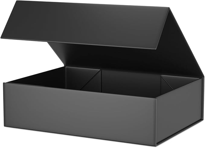 Black Gift Box 11.9" x 8.5" x 3.3" by ROSTELACK
