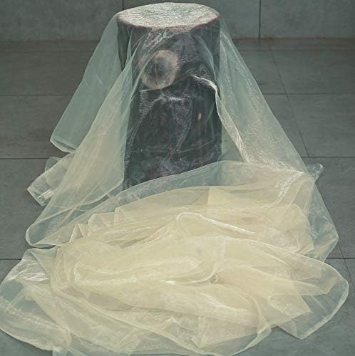 VDS Cream Organza Fabric, 45 Yards Continuous, 45” Wide, Wedding Party - Image 9