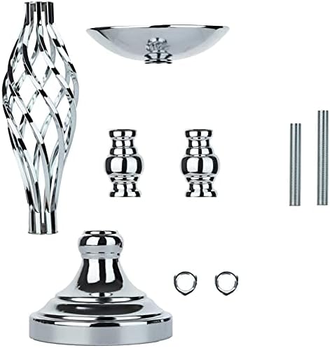 LANLONG 10pcs Metal Silver Candle Holders Road Lead Table Centerpiece Stand - Image 7