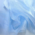 VDS Baby Blue Organza Fabric, 10 Yards Continuous, 45” Wide, Wedding Party by VDS