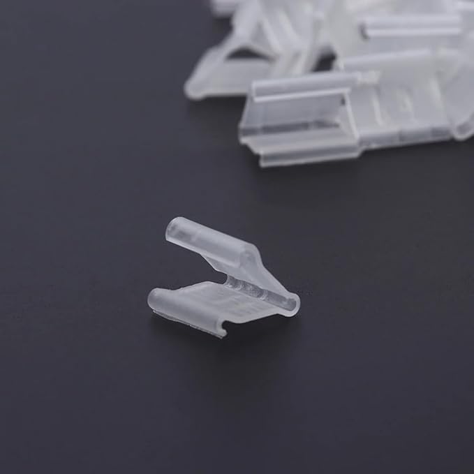 100Pcs Transparent Balloon V-shaped Clip Wedding Balloon Clip Creative Plastic - Image 4