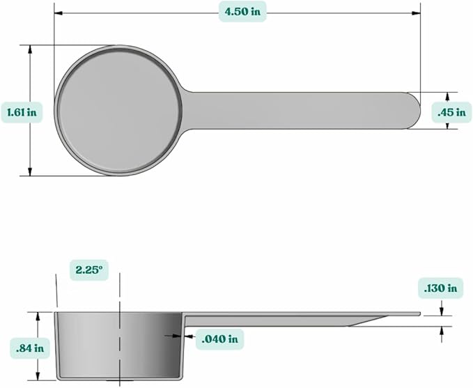1.5 Tablespoon Long Handle Scoop - Image 2