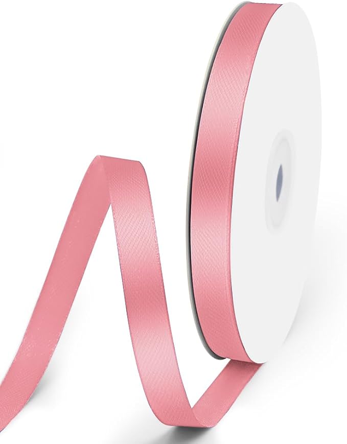 3/8" x 50 Yards Satin Ribbon by Quhora