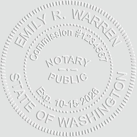MaxMark Notary Seal Round Pink Embosser - Image 3