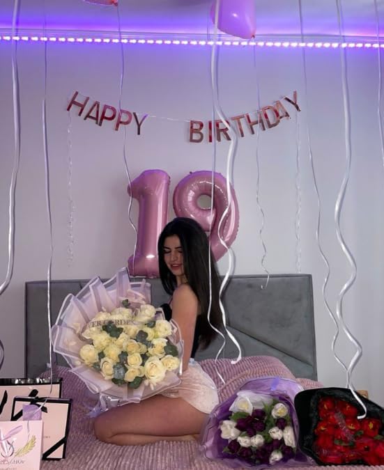 Big Pearlescent Pink 40 Inch 9 Balloon Number, Jumbo Giant 9th 19 29 39 49 99 - Image 3