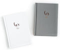 GSM Brands Wedding Vow Books His and Her Hardcover, Ivory Pages by GSM+Brands