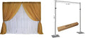 Portable Pipe and Drape Heavy Duty Backdrop Stand, ADJ Metal Frame and Heavy by WEPDIY