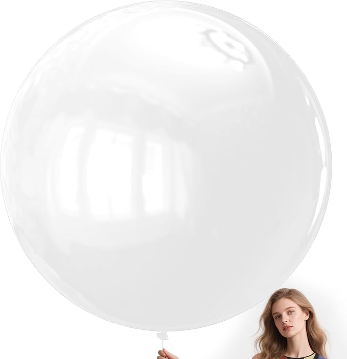 KAWKALSH White Balloons 9pcs 36 Inch Extra Large Big Jumbo Giant Matte White by %E7%AB%8B%E5%8D%B3%E8%B4%AD%E4%B9%B0