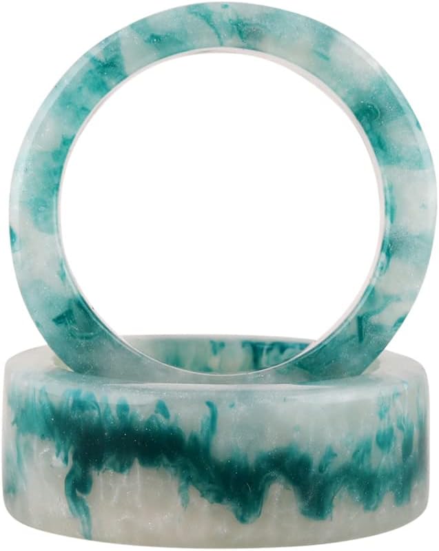 Set of 12 Epoxy Resin Napkin Rings - Image 9