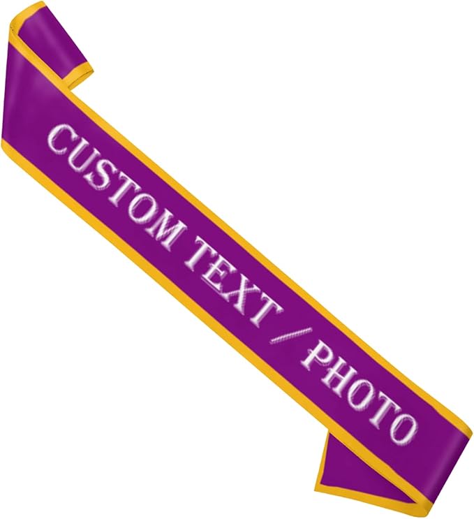 Custom Sash, Personalized Birthday Sash by Handmade