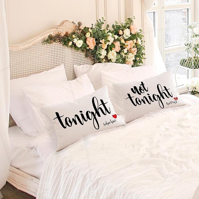 Mancheng-zi Funny Couples Reversible Soft Pillow Cover, Wedding Anniversary - Image 4
