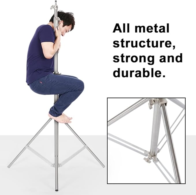 Stainless Steel Backdrop Stand 9.5ftx10ft Photo Stand - Image 7