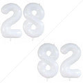 GOER Number 28 Balloons for 28th Birthday Party Decorations, 42 Inch Jumbo Foil by GOER