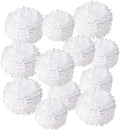 12pcs 10in 12in White Paper Pom Poms Tissue Paper Balls Wedding Party Flower by Yangeey