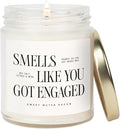 Sweet Water Decor Smells Like You Got Engaged Candle, Engagement Gift by SweetWaterDecor